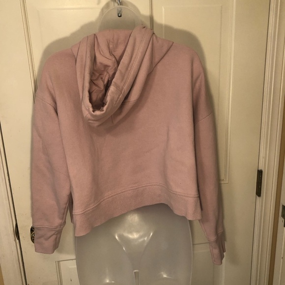 Calvin Klein Performance Pink Cropped Sweatshirt Size Medium - Picture 2 of 9